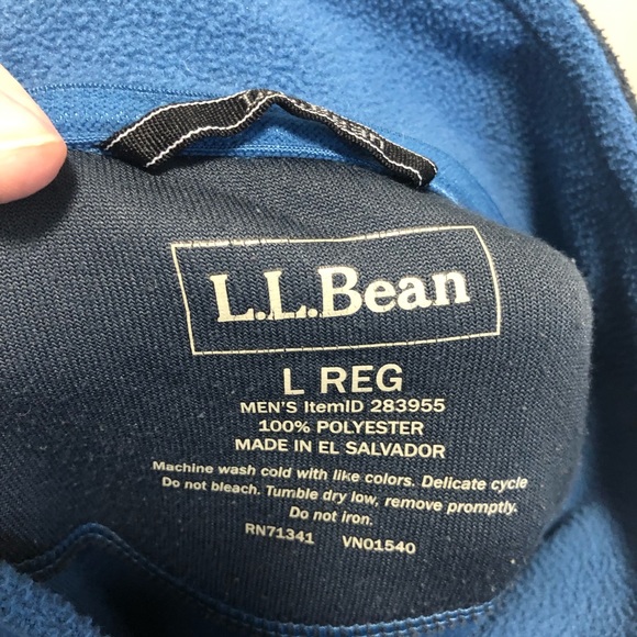 Ll bean ladies fleece sweater size large - Picture 4 of 4